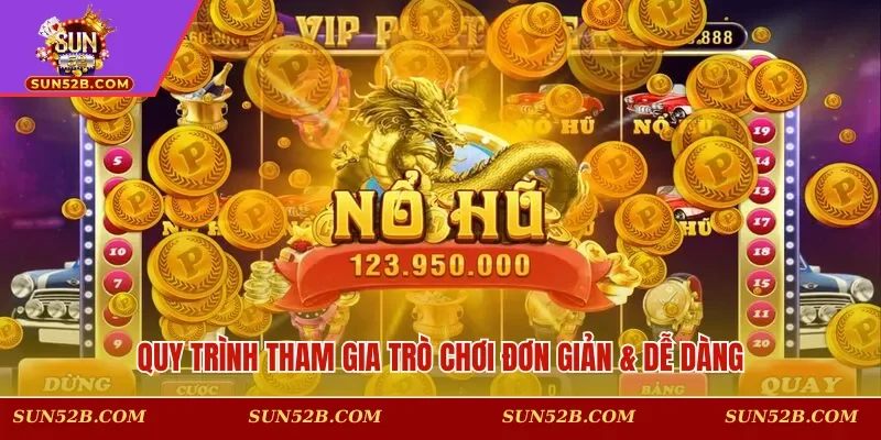 Quy trình tham gia trò chơi đơn giản & dễ dàng